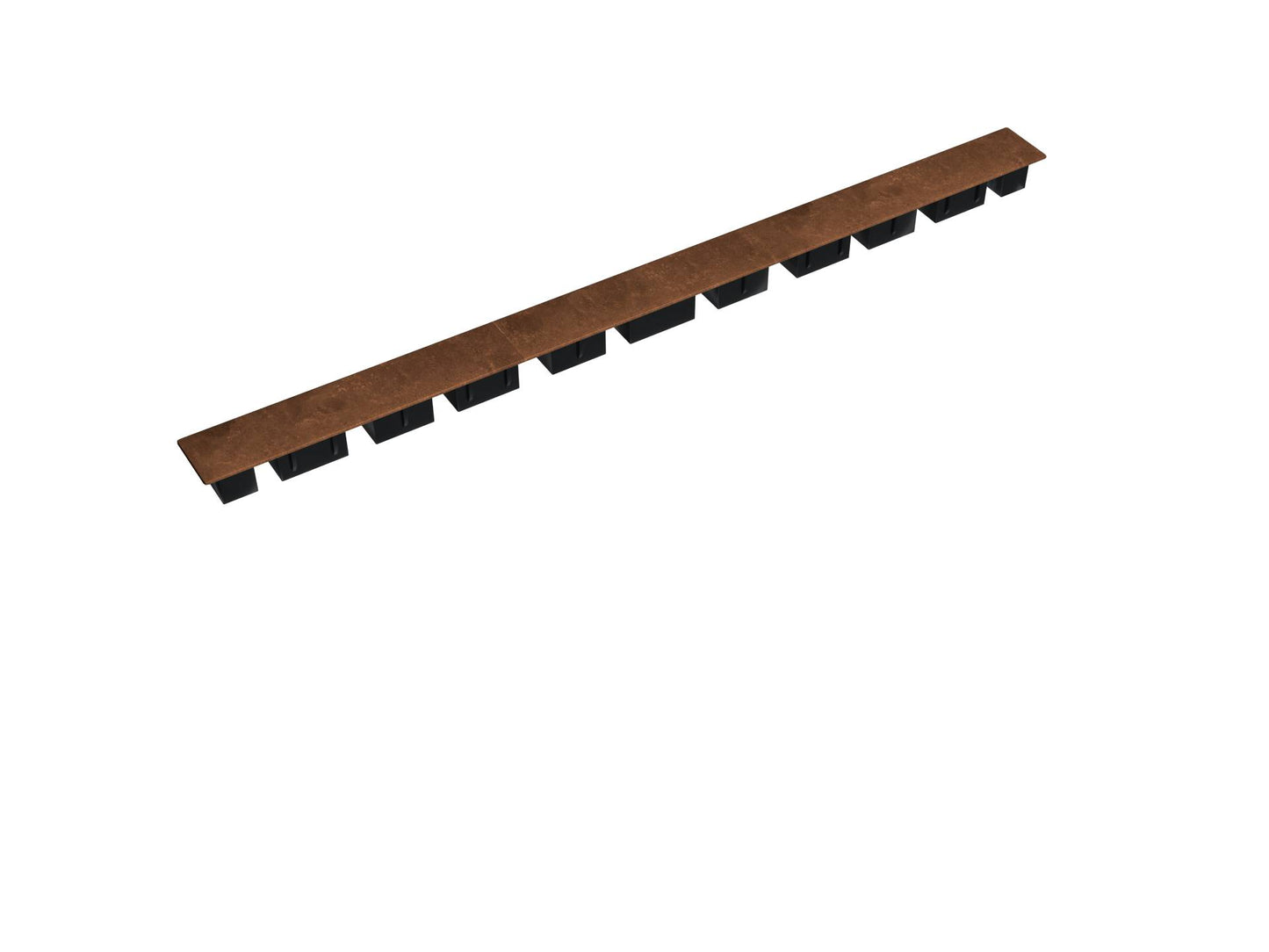 Palisaden Sichtschutz inkl. Alukern 200x50x3,5cm