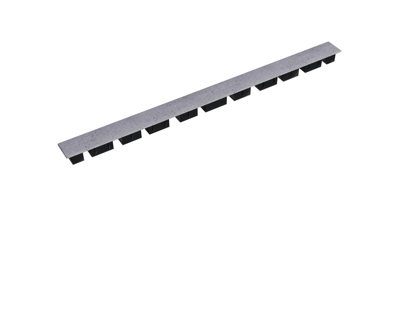 Palisaden Sichtschutz inkl. Alukern 200x50x3,5cm