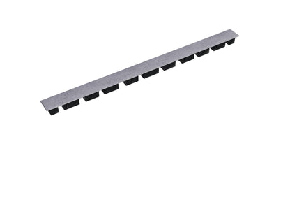 Palisaden Sichtschutz inkl. Alukern 200x50x3,5cm