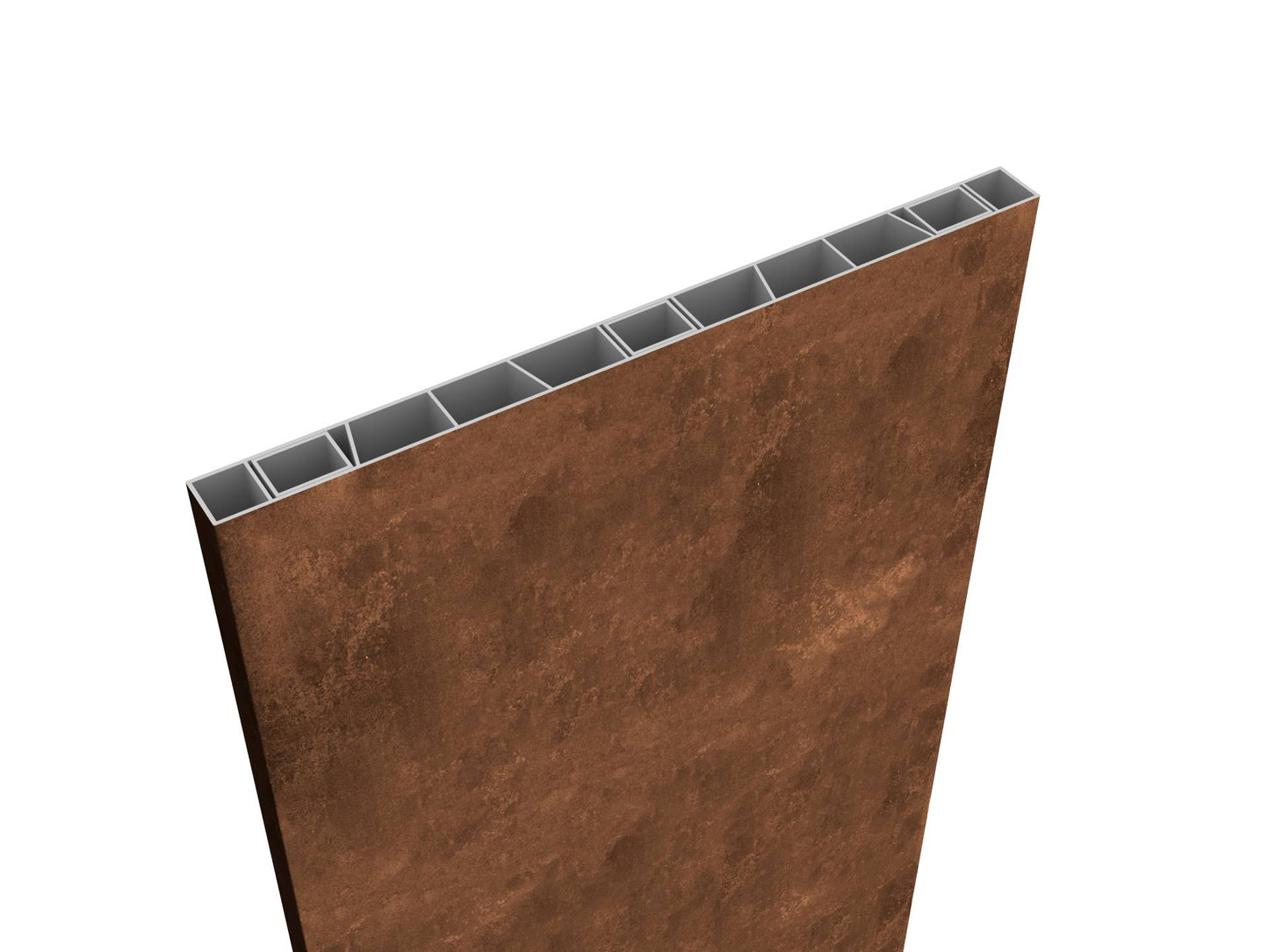 Palisaden Sichtschutz inkl. Alukern 200x50x3,5cm